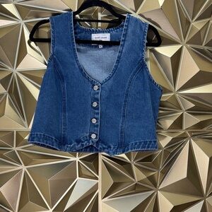 GOGO Blue Denim Vest